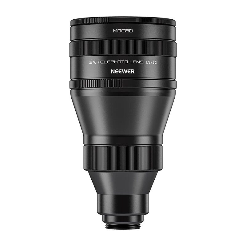 纽尔LS-82手机长焦外置镜头3X增倍镜适用vivo X200U/小米/oppo/三星演唱会拍摄微距摄像3倍增距镜专业摄
