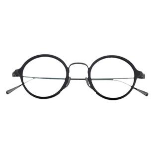 KameManNen万年龟眼镜框日本手工造圆形复古镜架文艺男女KMN-1110