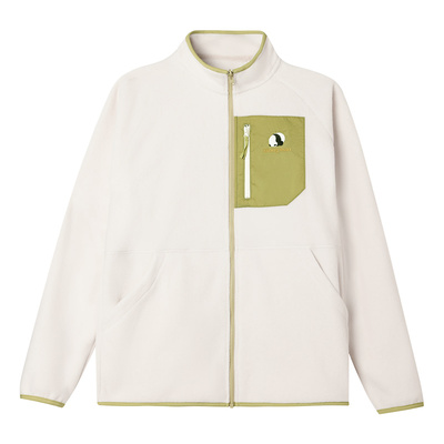 熊猫户外立领抓绒衣保暖防静电