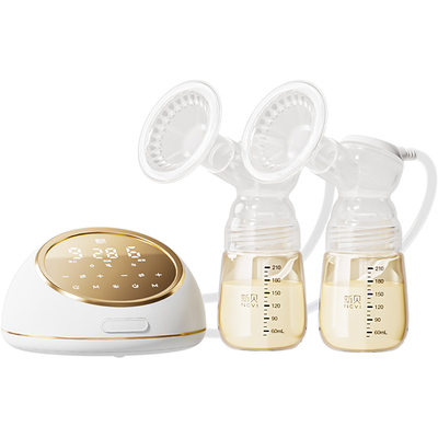 新贝双边电动吸奶器双微震按摩全自动智能大吸力双电机母乳挤奶器