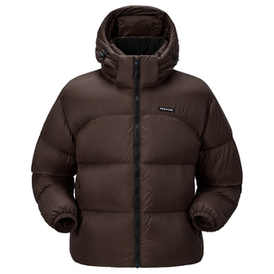 企鹅「暖流包」羽绒服女25冬新款轻盈保暖防风肯豆风面包服短外套