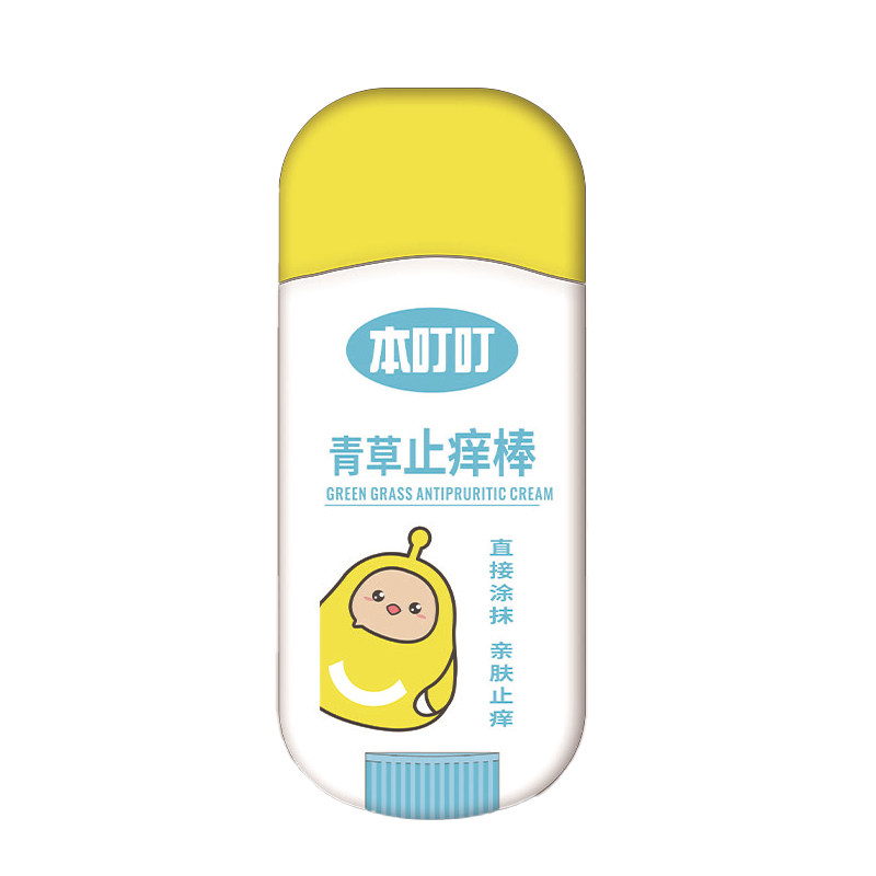 本叮叮舒缓止痒膏青草棒15g儿童