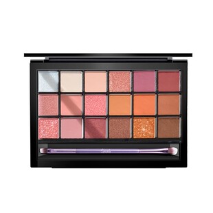 卡梅拉十八色眼影盘珠光碎闪低饱和纯欲多色显白新娘妆化妆师专用