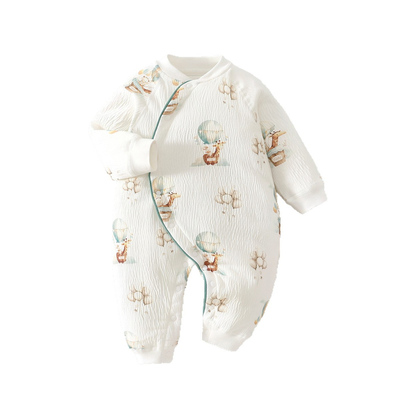 【撤柜专区】品牌专柜  婴儿夹棉连体衣40g棉服纯棉秋冬季男女宝