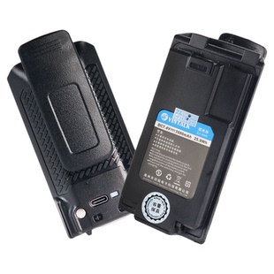 适配泉盛UVK5 UVK6对讲机电池加厚大容量18650锂电TypeC口送背夹