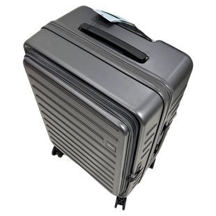 出口潮流20前开口行李箱男女万向轮侧开拉杆箱29寸超大扩展旅行箱