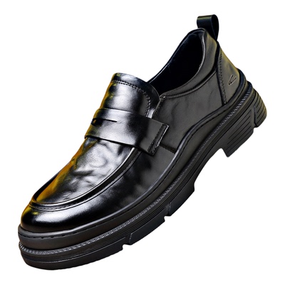 德国骆驼动感乐福皮鞋男款真牛皮