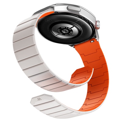 适用华为ulltimate2非凡探索磁吸手表带watchgt6pro专利HNBR氢化丁腈橡胶GT5腕表带GT4智能4pro运动高级男款