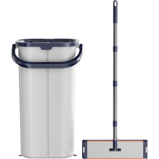 平板拖把配件家用新款一拖净干湿两用拖地神器水桶刮水一体免手洗