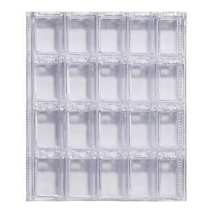 美甲高透亚克力收纳盒指甲钻珍珠饰品存放多格锆石合金防氧化盒子