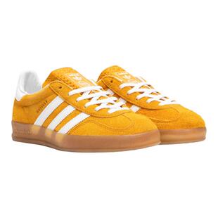 阿迪黄色Adidas Gazelle Indoor 男女复古低帮板鞋休闲鞋 HQ8716