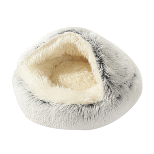 猫窝冬季保暖半封闭式猫咪睡觉用猫床冬天宠物中小型犬狗窝狗垫子