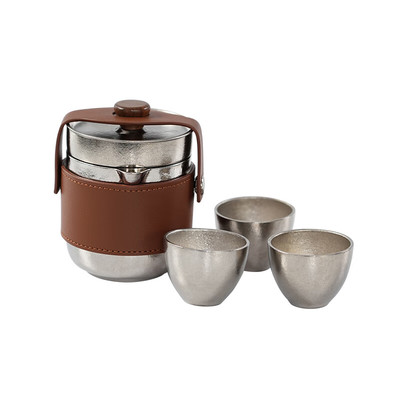 ETIBEI新品纯钛茶杯礼盒装