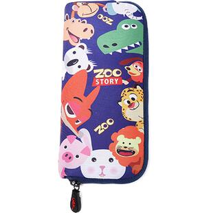 UEK儿童小学生简约笔袋便捷文具袋可爱柔软卡通大容量零钱收纳包