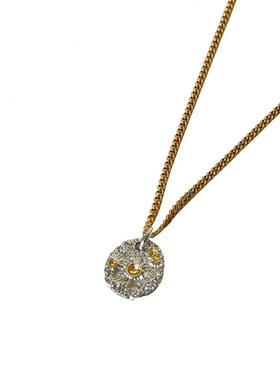 小众气质叠戴项链铜底电镀厚金