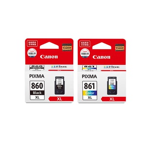 Canon佳能原装墨盒PG-860/CL-861标准容量860XL黑色 861XL彩色大容量墨水盒适用于ts5380 ts5380打印机