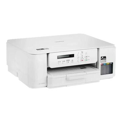 兄弟DCP-T536DW彩色自动双面无线远程喷墨打印机一体机家用学生作业墨仓式加墨方便纸盒白色颜值显示屏