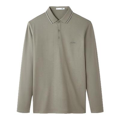 海澜之家轻商务透气长袖POLO衫男