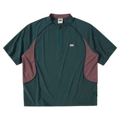 NOTHOMME户外骑行拼色短袖POLO衫