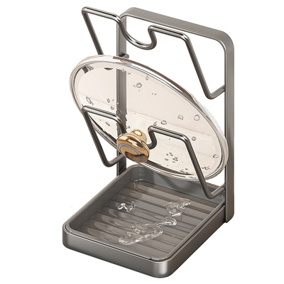 厨房锅盖架锅免打孔铲托置物架