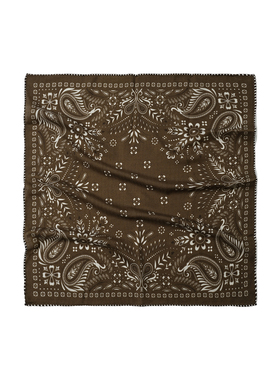 ELLE腰果花双面围巾女士丝巾