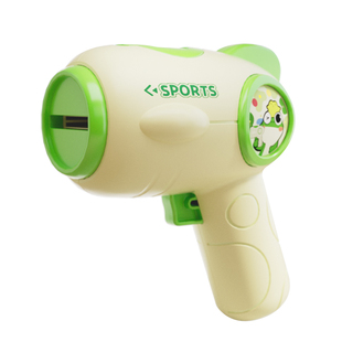 儿童飞盘枪玩具飞碟连发弹射手枪发射器萝卜软弹枪男女孩生日礼物