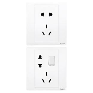 罗格朗官方旗舰店插座面板多孔一开五孔带开关USB双开86型tcl朗淳