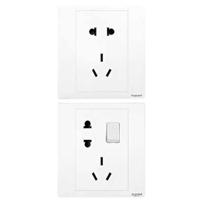 罗格朗插座面板一开五孔86型