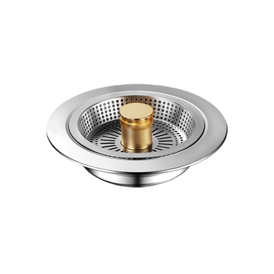 不锈钢加厚厨房水槽过滤网漏水塞