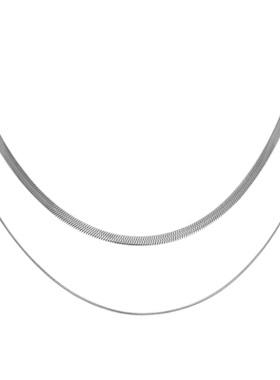 tfy钛钢蛇骨链女生新款新潮项链