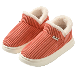 回力包跟棉拖鞋女秋冬季2025新款室内家居加绒厚底防滑保暖月子鞋