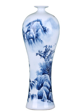 景德镇瓷器花瓶陶瓷现代中式插花