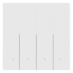 无线遥控开关四开双控免布线面板家用电灯四路随意贴220v子母开关