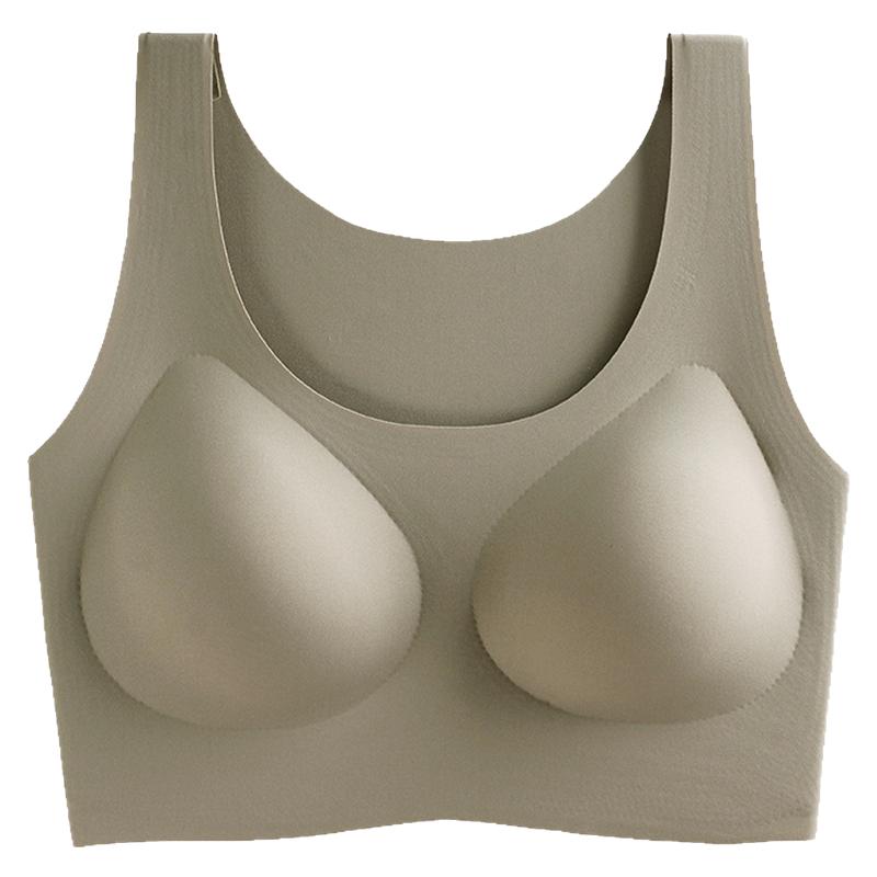 云朵无痕内衣乳胶睡眠背心式bra