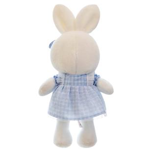 黛西兔子穿裙子蝴蝶结公仔布娃娃毛绒玩具小白兔女孩儿童床上玩偶