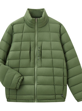 【轻薄鹅绒】NAUTICA童装男女童立领秋冬儿童外套轻量超薄羽绒服