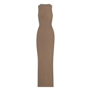 IAMUBABA现货卡戴珊skims无袖背心连衣裙法式显瘦包臀吊带裙长裙