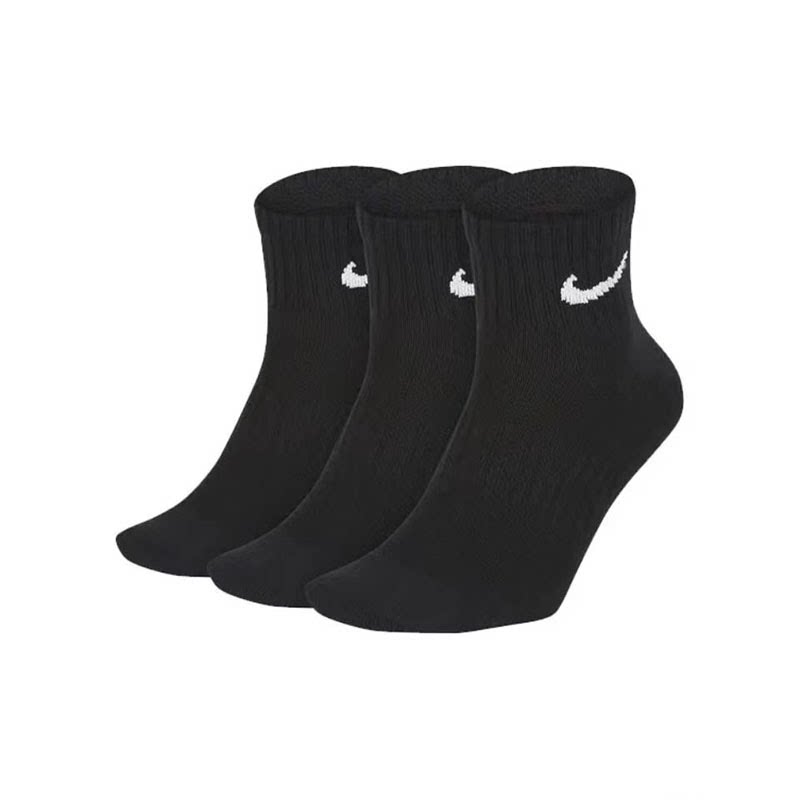Nike/耐克正品春夏男女打底透气款运动训练中筒袜子SX7677-010
