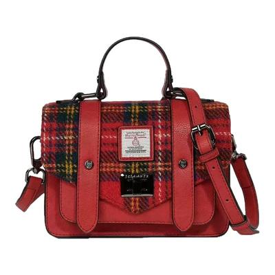 英国Islander经销商正品Harris Tweed®羊毛格斜挎包爆款剑桥包