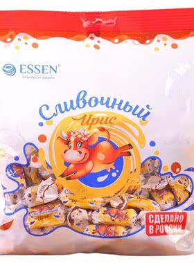 俄罗斯进口ESSEN花生夹心奶糖