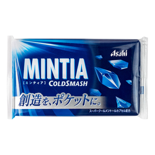 保持清新!日本朝日MINTIA糖果清爽薄荷糖果清凉口气润喉糖小圆糖