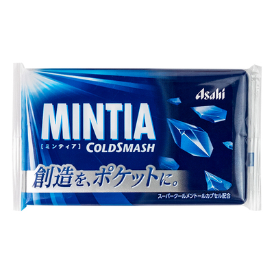 保持清新!日本朝日MINTIA糖果清爽薄荷糖果清凉口气润喉糖小圆糖