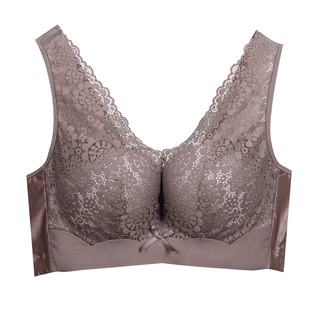 玉姿一族文胸正品胸罩聚拢6825 C杯背心式薄款无钢圈大码新款内衣