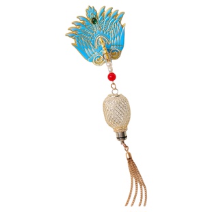 明十三陵博物馆大明风华灯笼冰箱贴金属凤冠文创饰品礼物六龙三凤