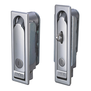 MS713配电柜平面锁MS712充电桩不锈钢带挂门锁口罩机交接箱弹跳锁