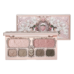 【满300减50】花知晓草莓丘比特系列面部综合盘眼影易上色