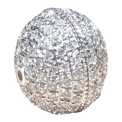 18k金钻石翡翠珠链连接扣头隔珠