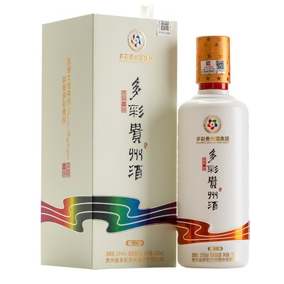 多彩贵州酒贵州53度酱香型白酒