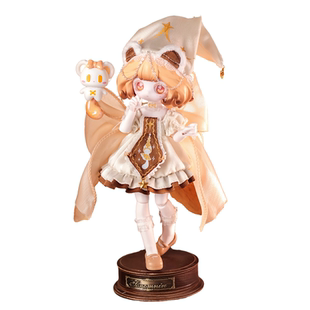 露露灵物语系列可动人偶-金绮熊限定吊卡潮玩手办摆件