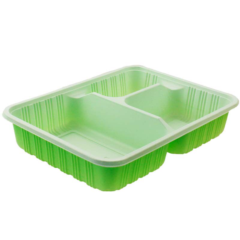 一次性餐盒加厚塑料三格四格分格